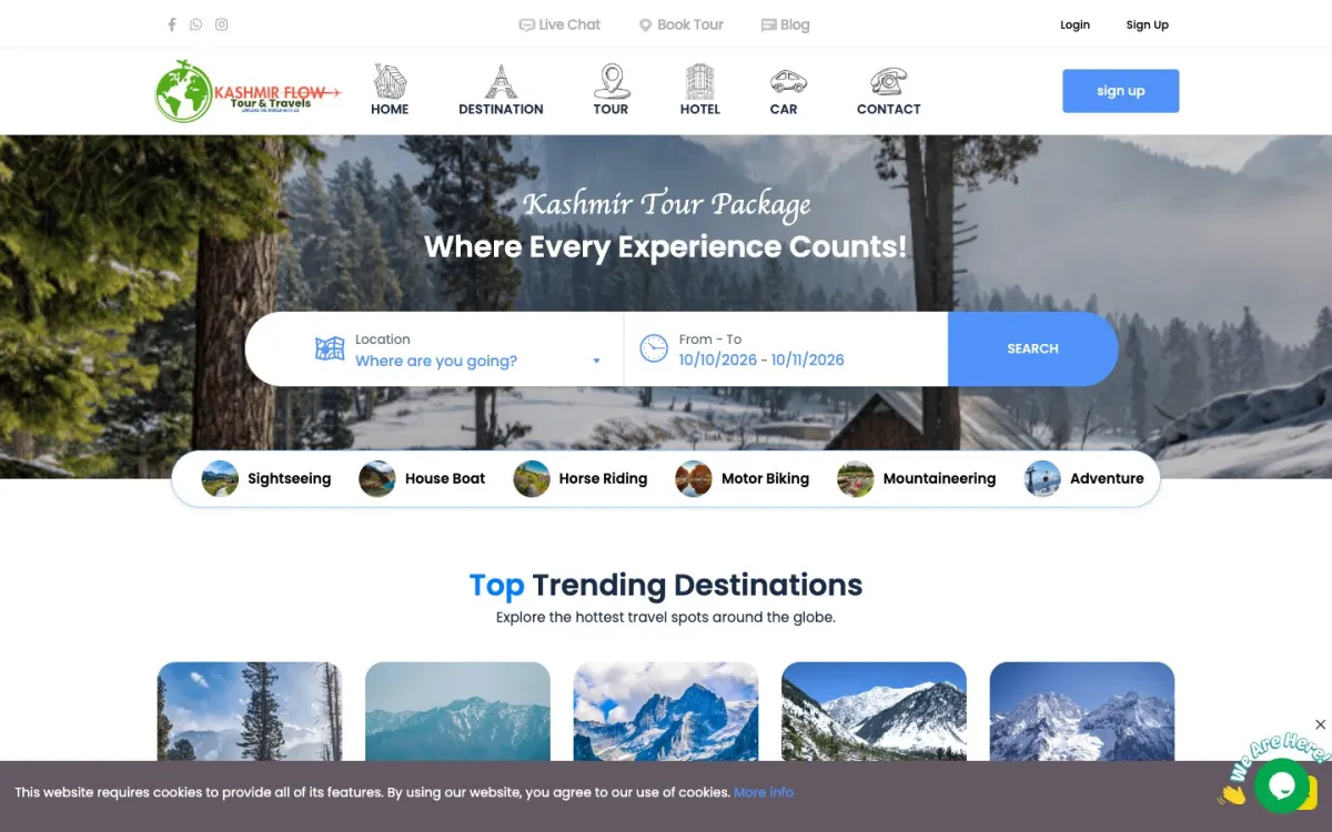 Kashmir Flow screenshot