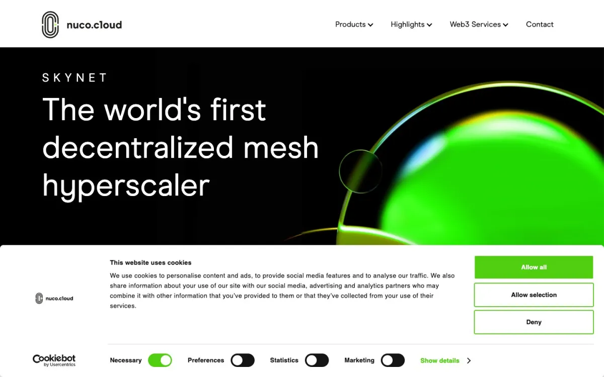 Nuco.cloud screenshot
