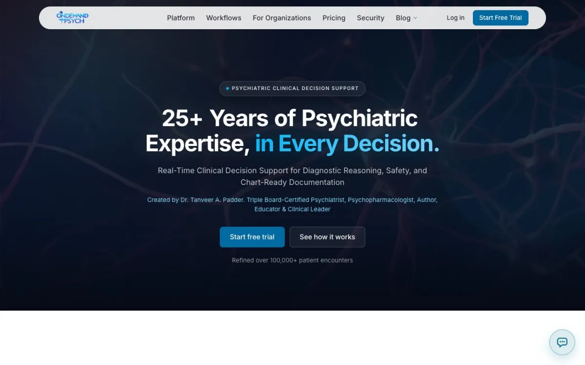 OnDemand Psychiatry screenshot