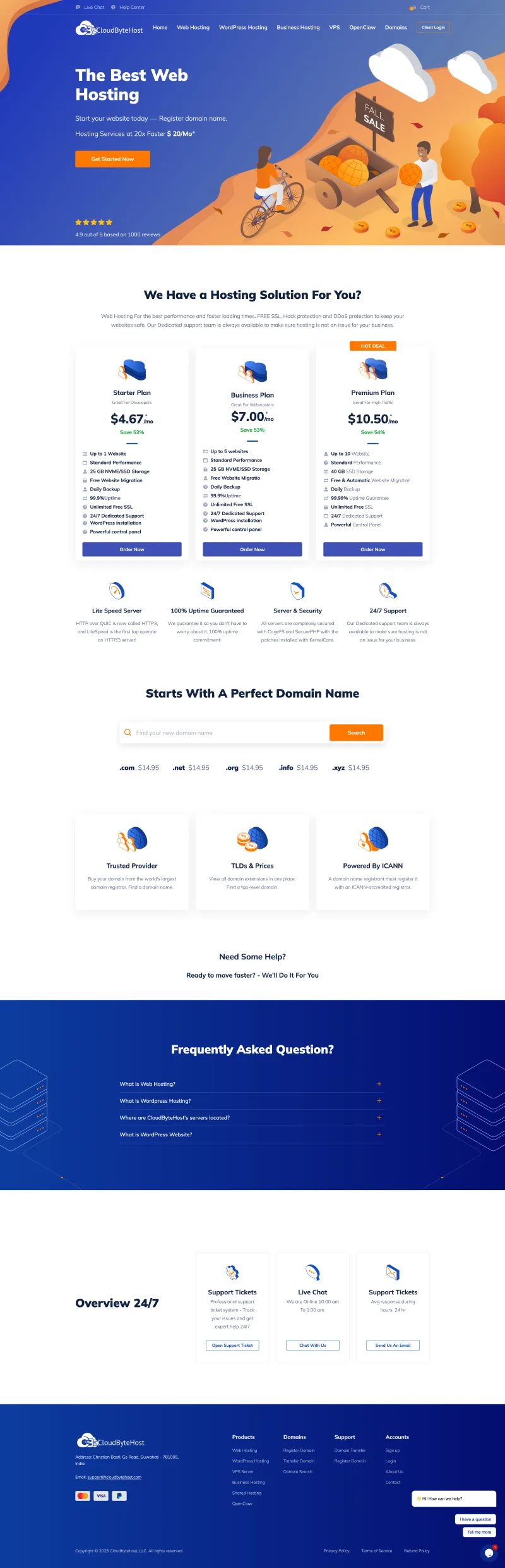 CloudByteHost screenshot