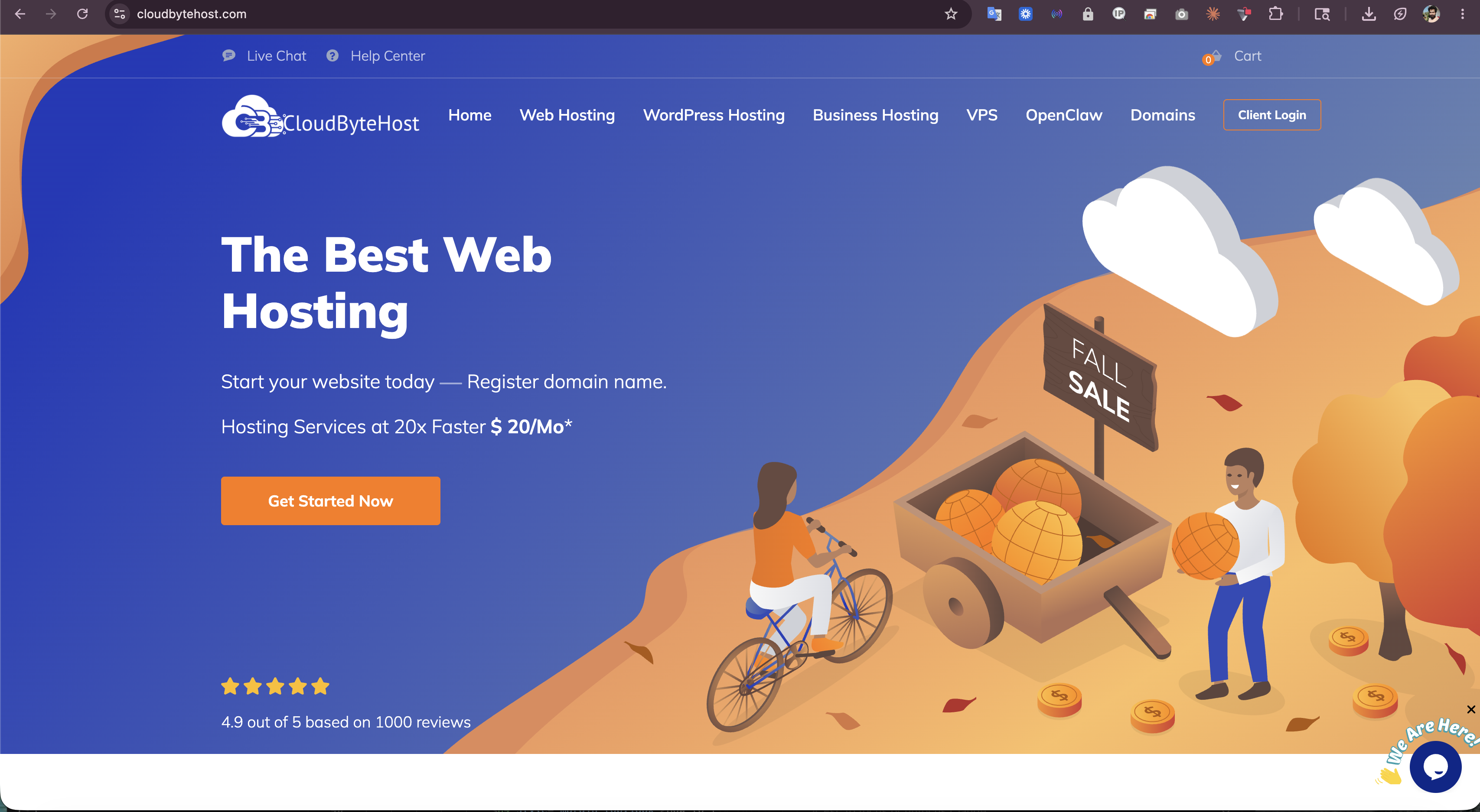 CloudByteHost screenshot