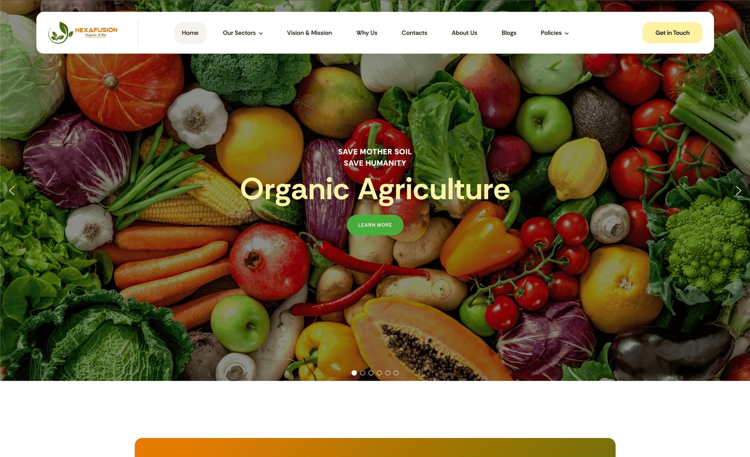 Multi-Sector Growth Solutions Platform screenshot