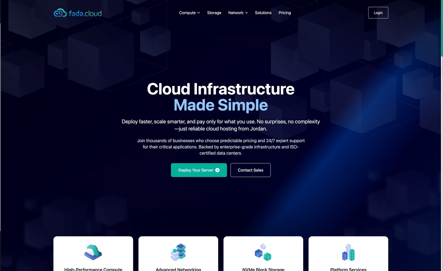 Cloud Infrastructure Platform - Fada Cloud screenshot