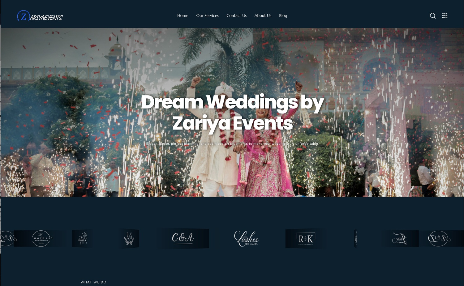 Wedding & Event Planning Services - Zariya Events screenshot